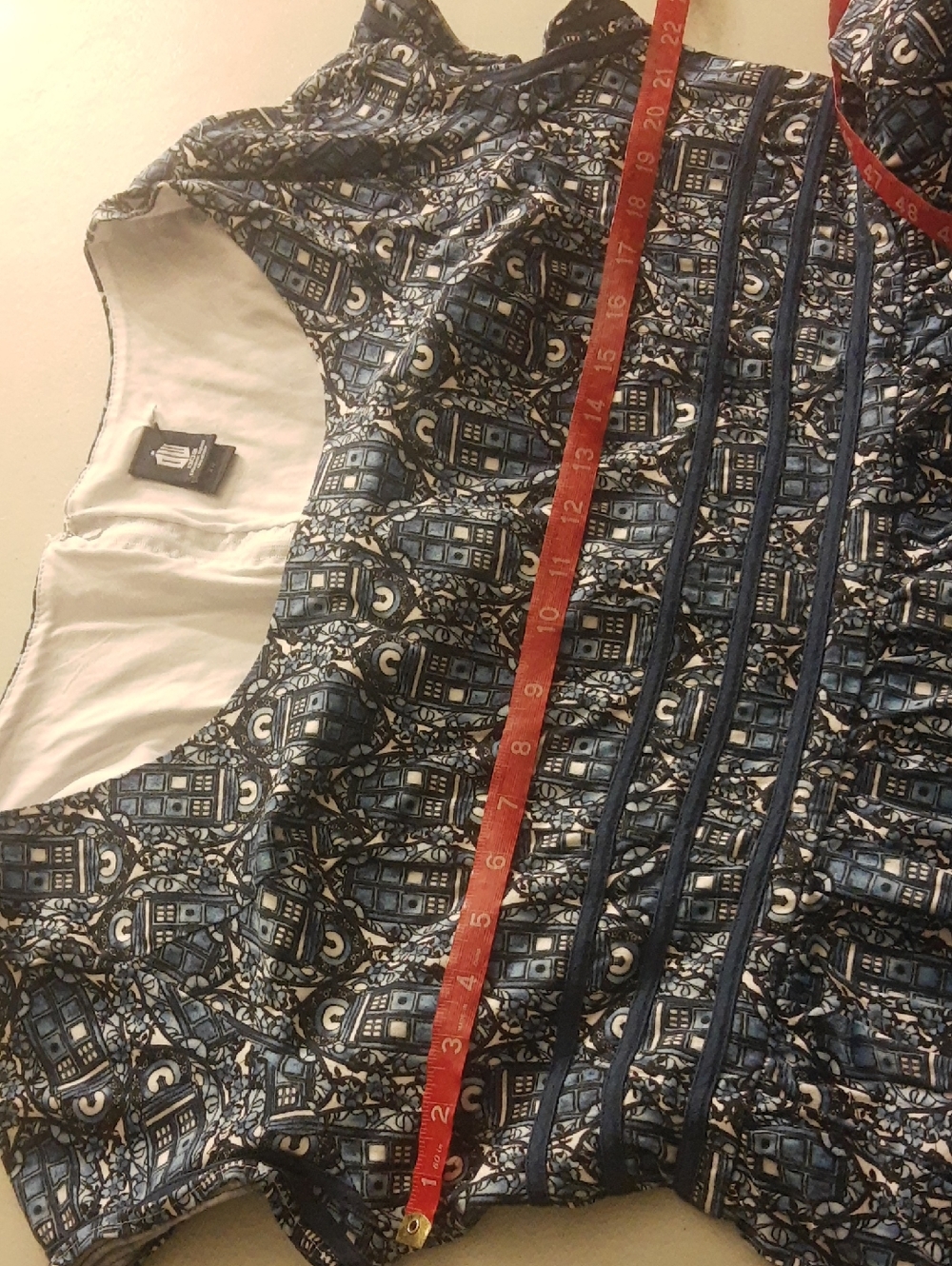 torrid Navy BBC Exclusive Label Dress *Doctor Who* - Picture 6 of 6